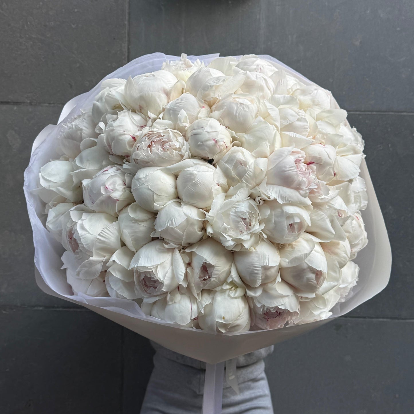 51 pivoines blanches