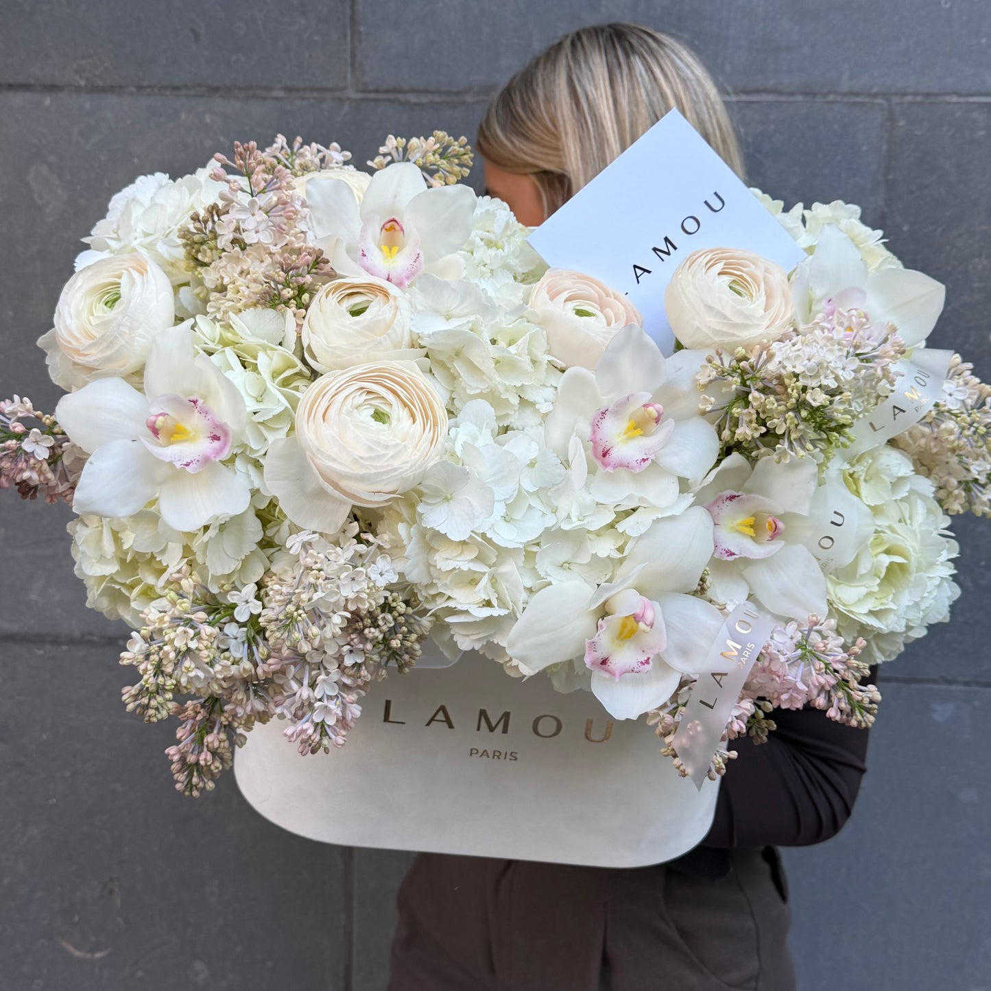 Boîte ovale Blush Poetry L