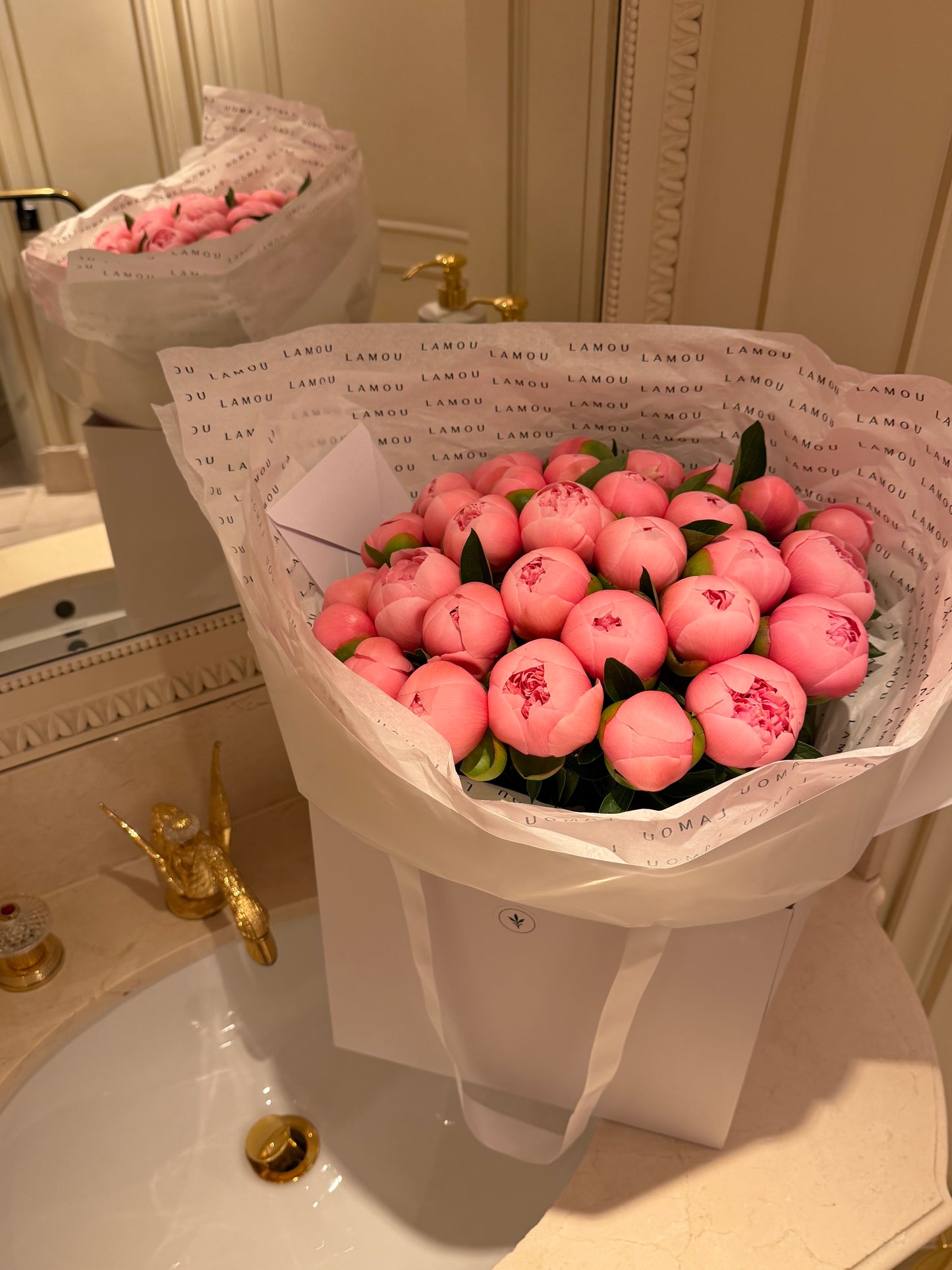 39 pivoines « Etched Salmon »