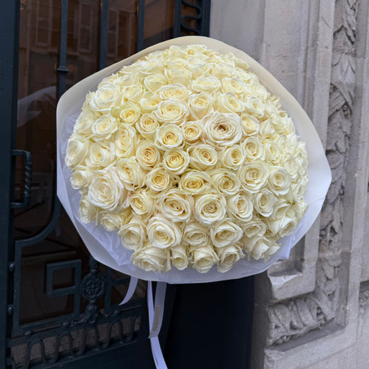 101 White Roses
