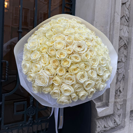 101 White Roses