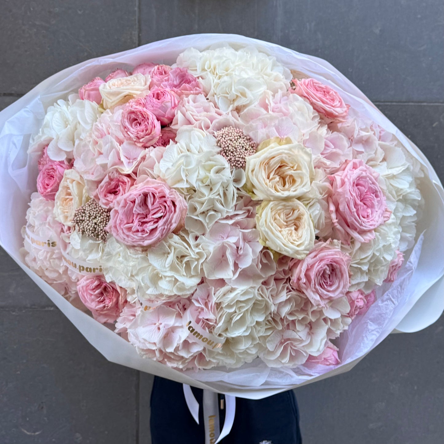 White & Pink Cloud L