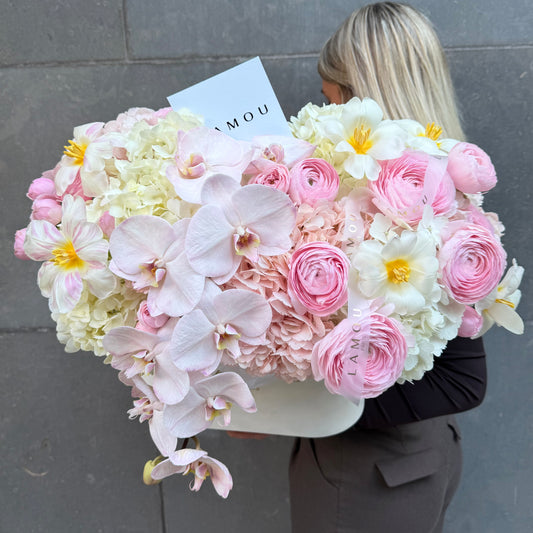 Silken Garden Oval Box L