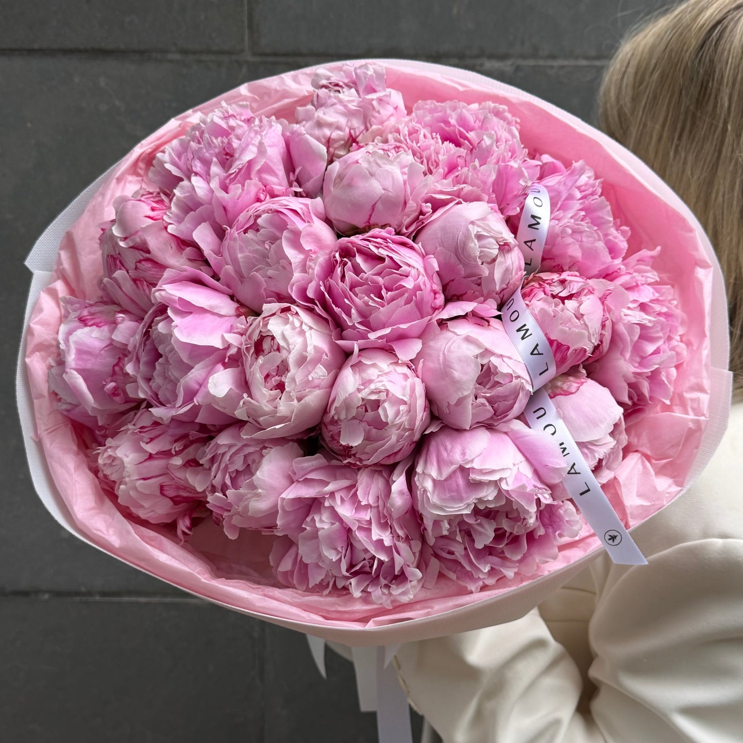 21 pivoines roses