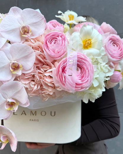 Silken Garden Oval Box L