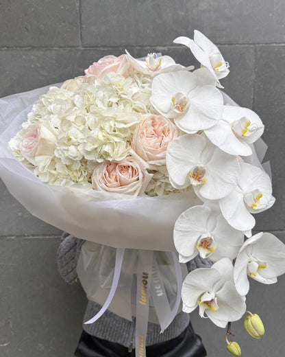 Nuage d’Orchidée Blanc M