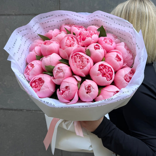25 Peonies “Etched Salmon”