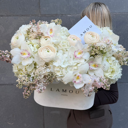 Blush Poetry Oval Box L