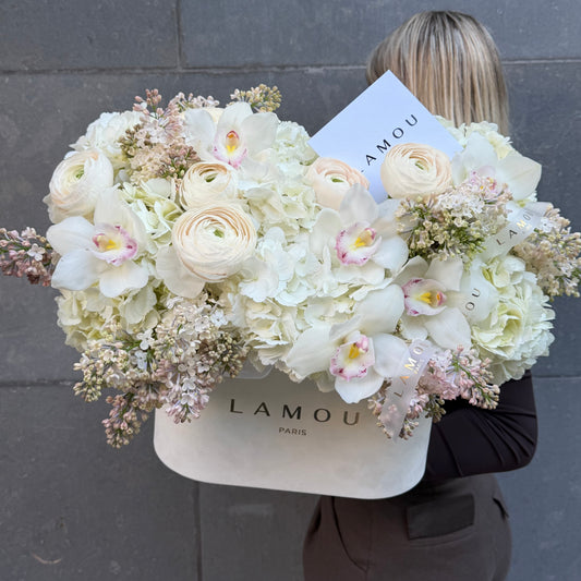 Blush Poetry Oval Box L