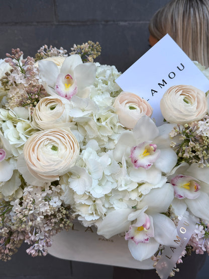 Blush Poetry Oval Box L