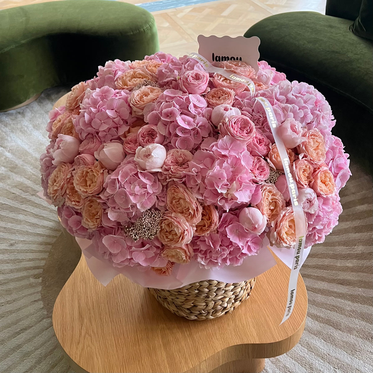 Pinky Pink Basket L