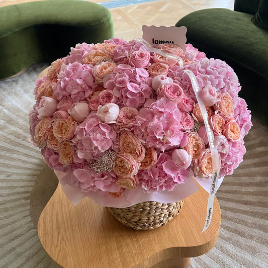 Pinky Pink Basket L