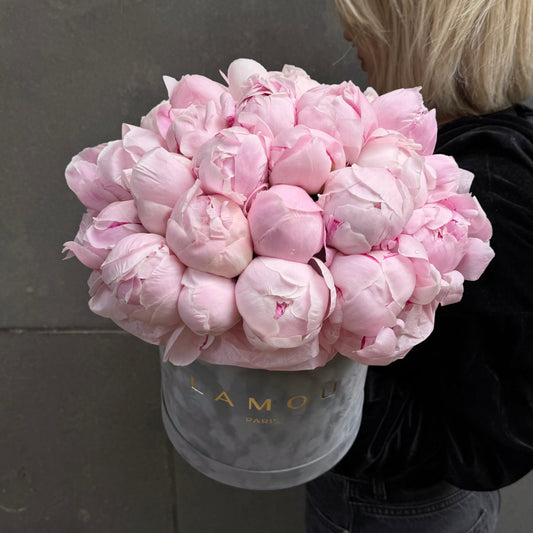 30 Pink Peonies Box M