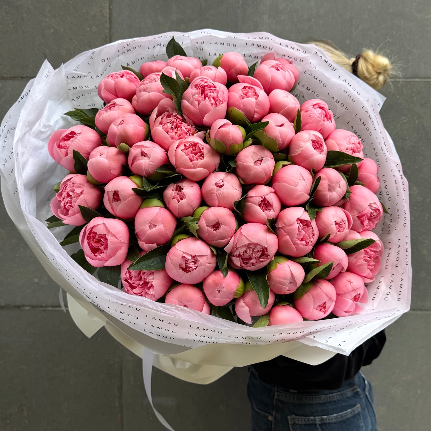50 Peonies “Etched Salmon”