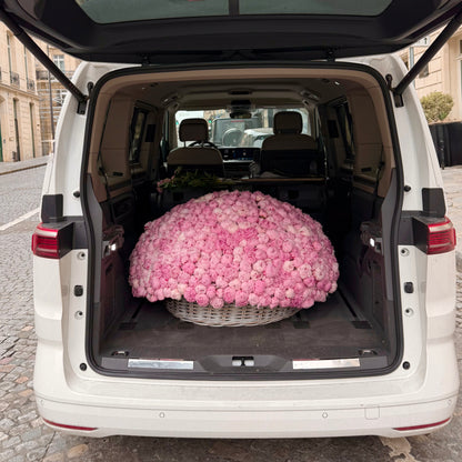 1001 Peonies Basket