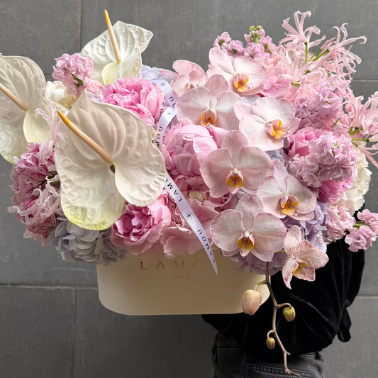 Silken Garden Oval Box L