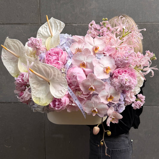Silken Garden Oval Box L