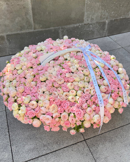 Spray Roses Basket XXL
