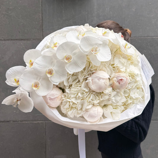 Nuage d’Orchidée Blanc M