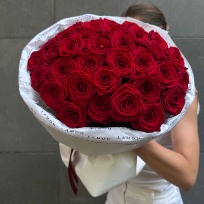 35 roses rouges