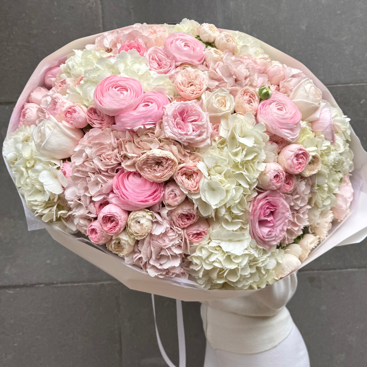 Blanc x Nuage Rose L