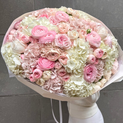 Blanc x Nuage Rose L