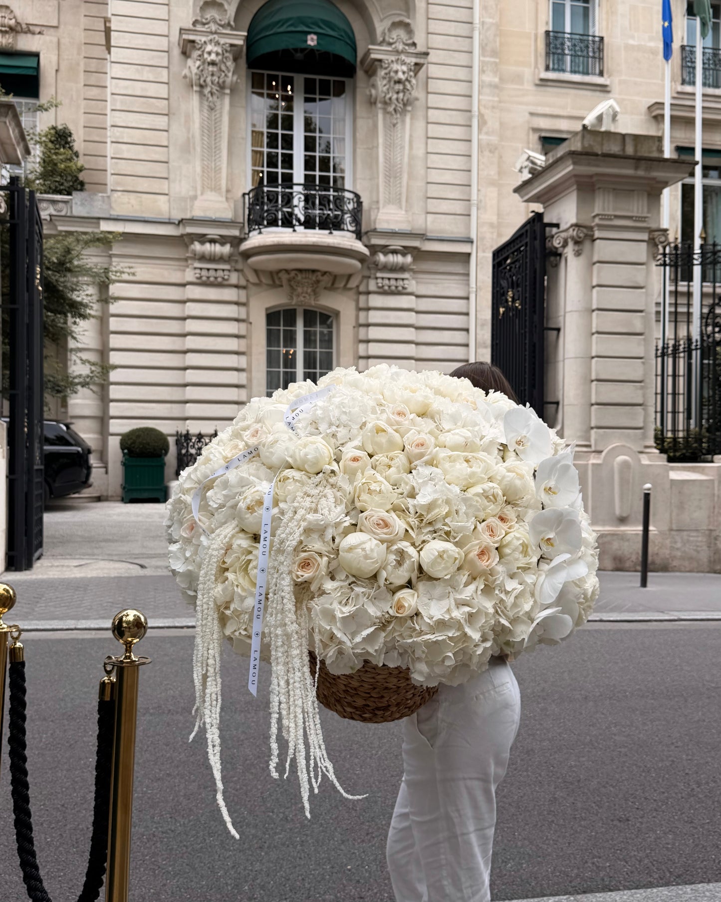 White Elegance Panier XXL