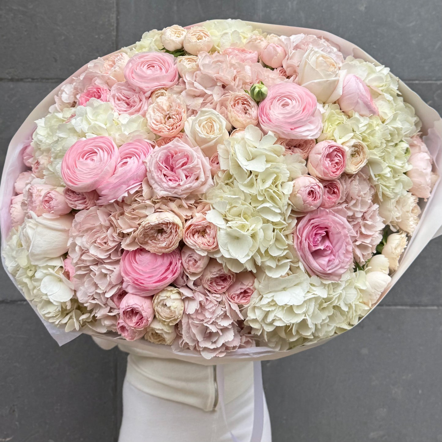 Blanc x Nuage Rose L