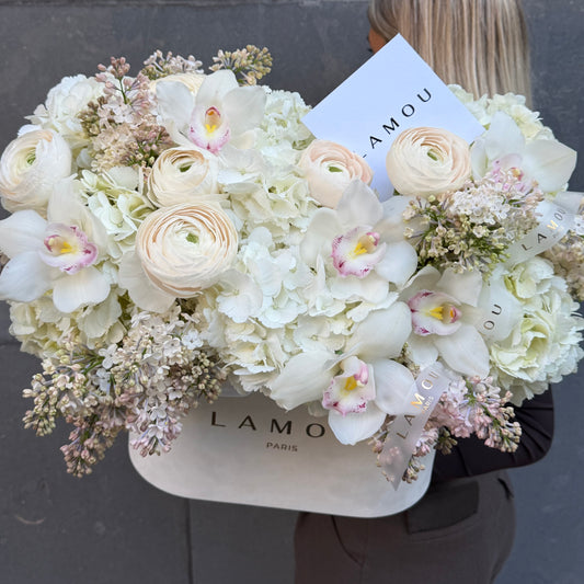 Blush Poetry Oval Box L