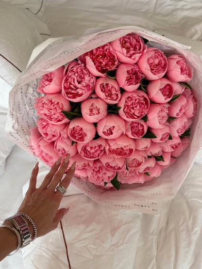 50 Peonies “Etched Salmon”