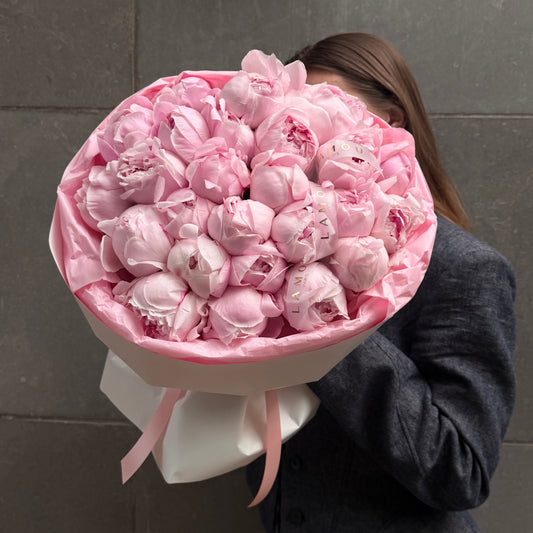 25 Pink Peonies