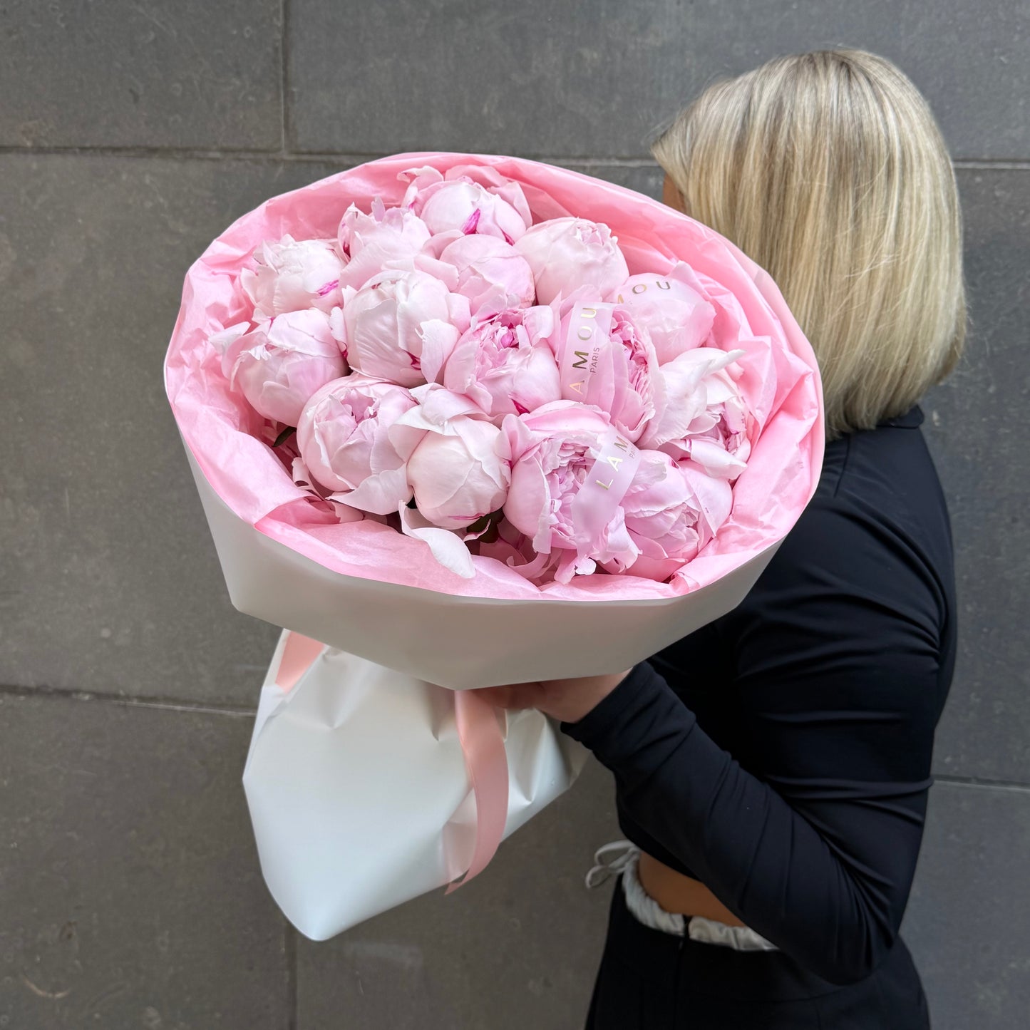 15 Pink Peonies
