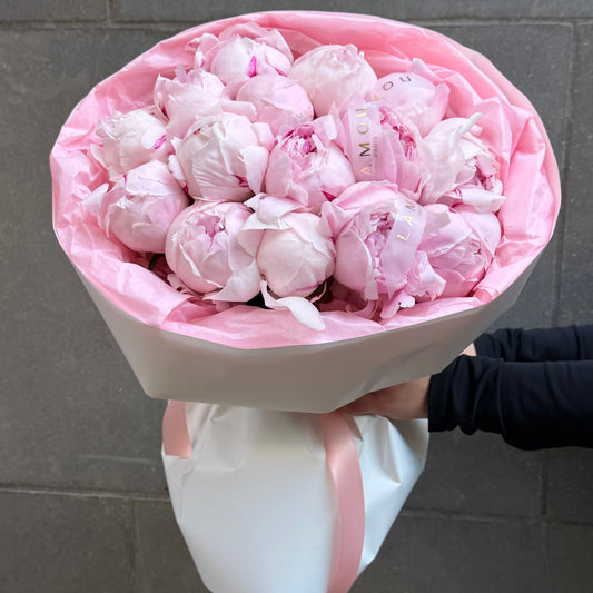 15 Pink Peonies