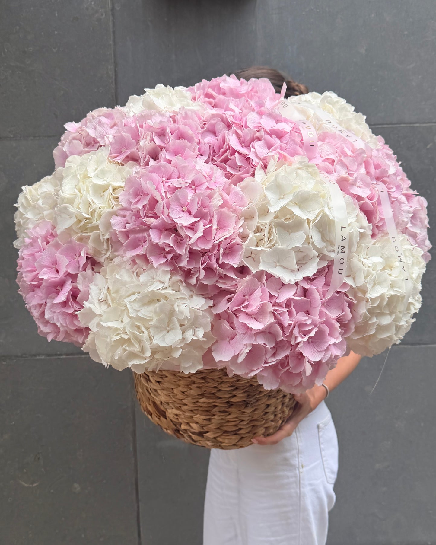Hydrangeas Heaven Basket L