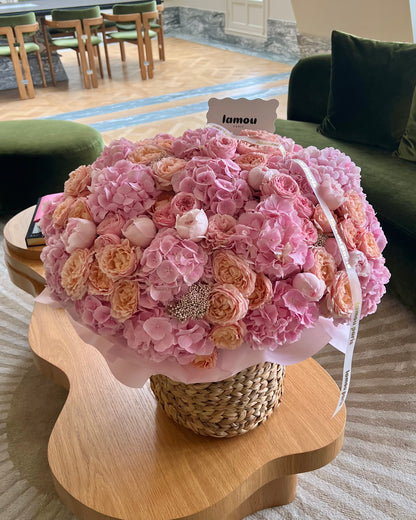 Pinky Pink Basket L