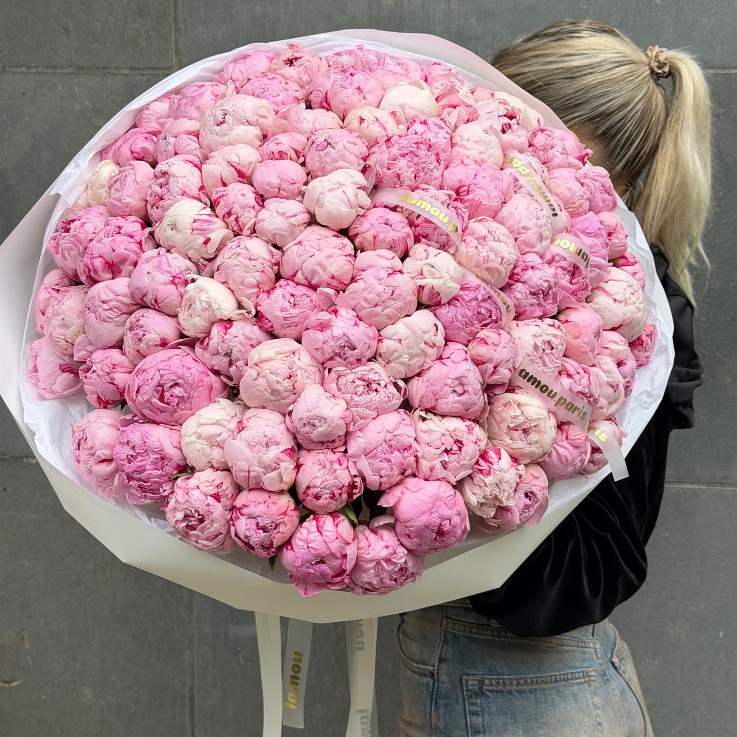 101 pivoines roses