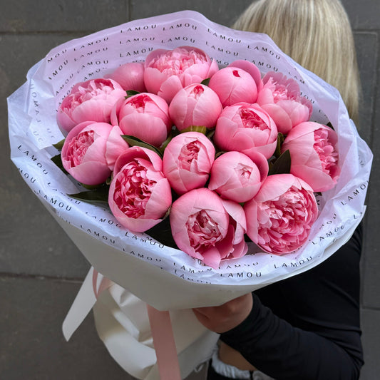 15 Peonies “Etched Salmon”