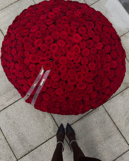 501 Red Roses in Basket