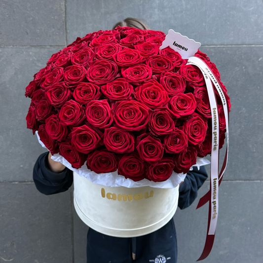 101 Red Roses in Box XL