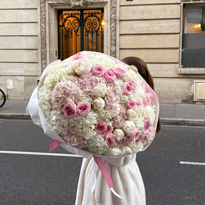 White & Pink Cloud XL
