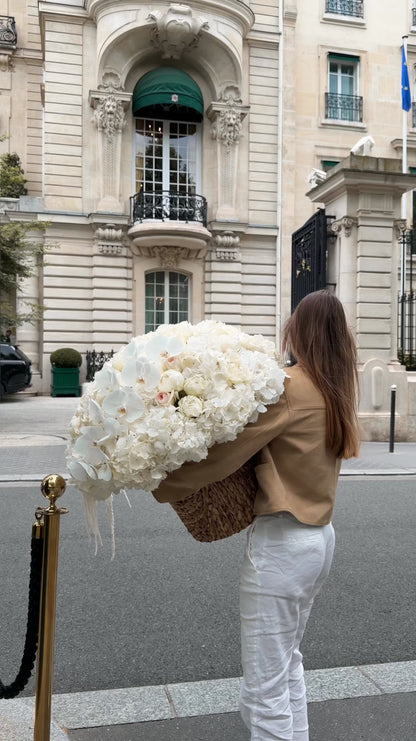 White Elegance Panier XXL